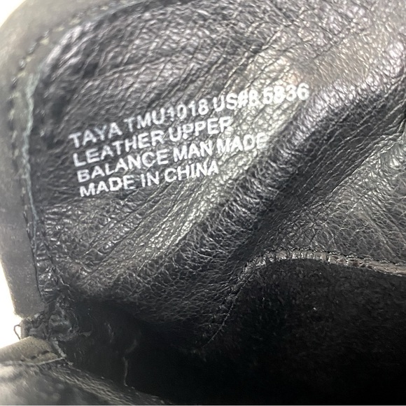 Tara M Taya Black Leather Aztec Western Boots Size 8 - Picture 6 of 7